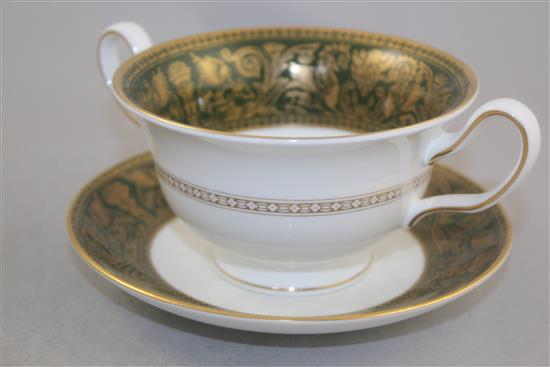 A Wedgwood Florentine one hundred and twenty one piece tea and dinner service, late 20th century,